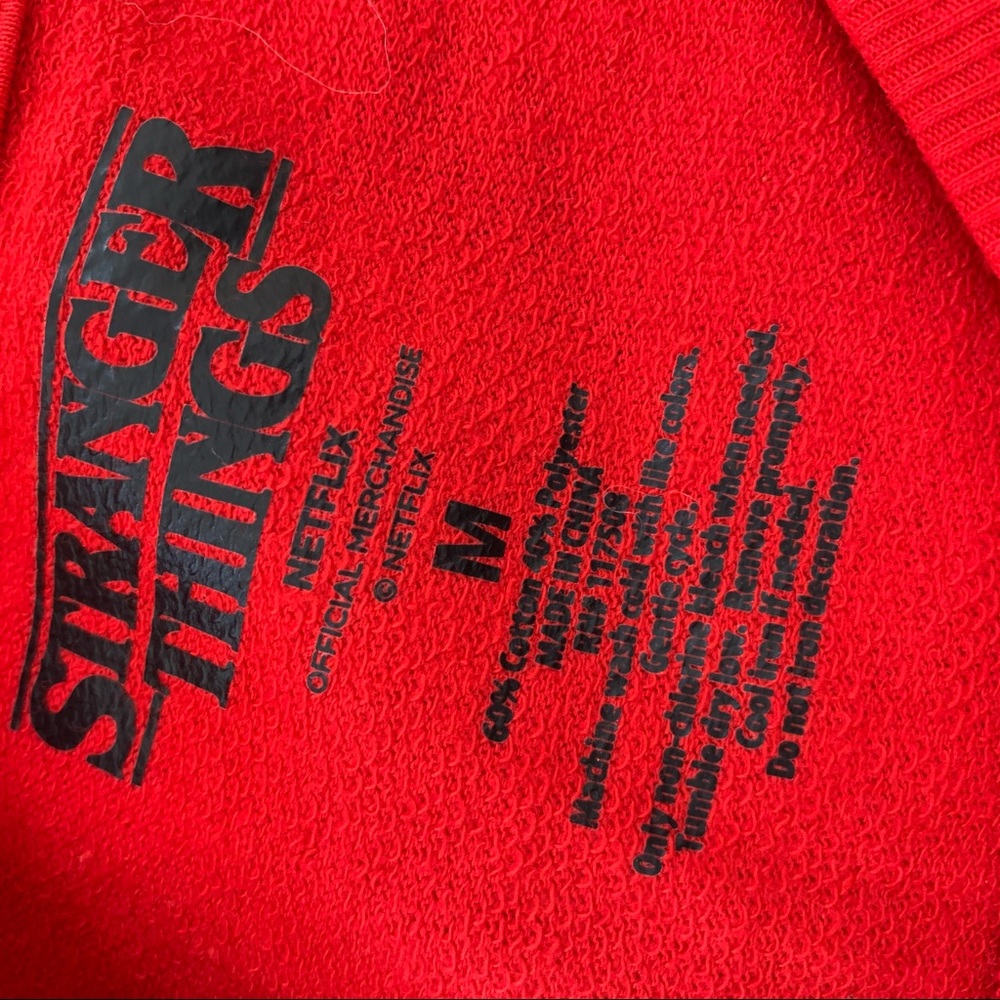 Stranger Thinga Life Guard Sweater Top - Picture 4 of 6